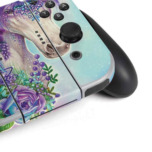 Fantasty Horse by Sheena Pike Nintendo Switch OLED (2021) Skin